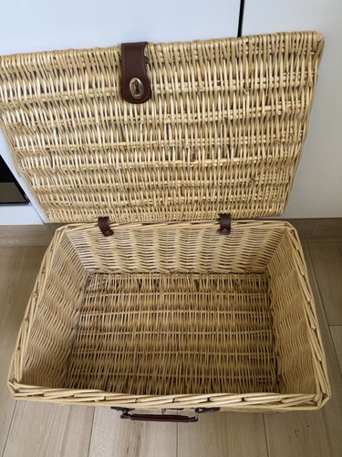 Rattan korb mit deckel - korb,