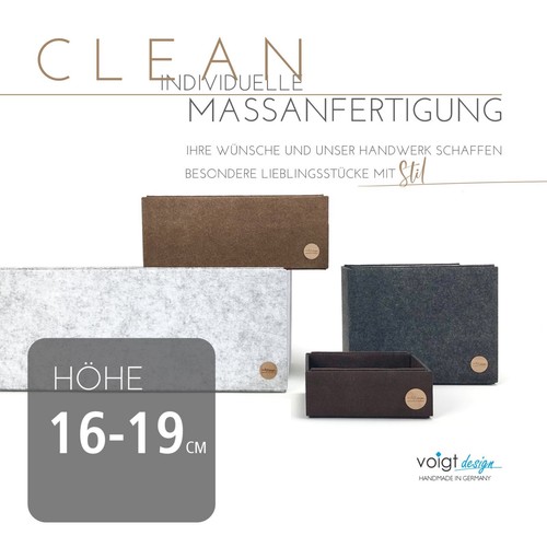 Filzbox höhe 19 cm - höhe,