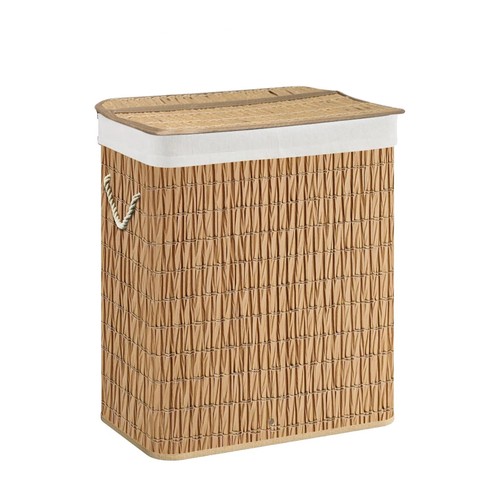 Rattan wäschekorb mit - wäschekorb,
