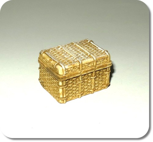 Miniatur korb mit - miniatur, deckel
