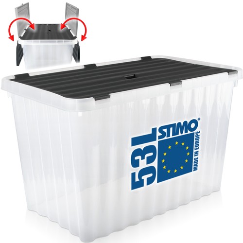 Aufbewahrungsbox 53l deckel - 53l,