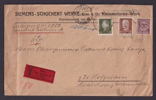 Deutsches reich wertbrief mif - deutsches,