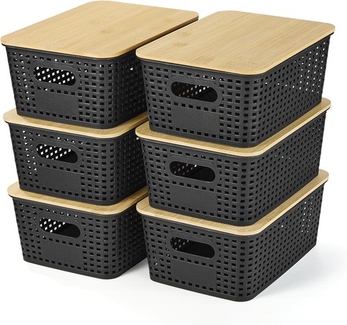 6er set aufbewahrungskorb - set, mit