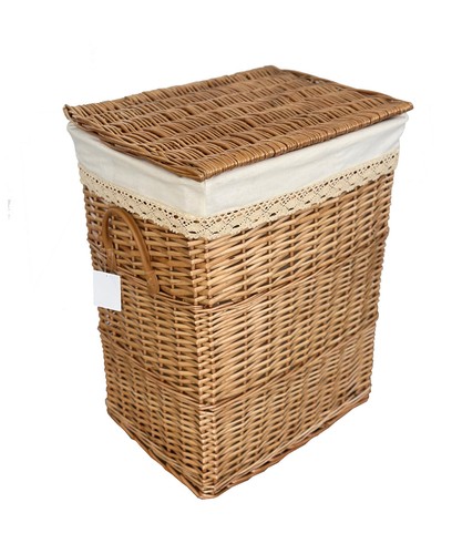 Wäschekorb weide natur - , beige